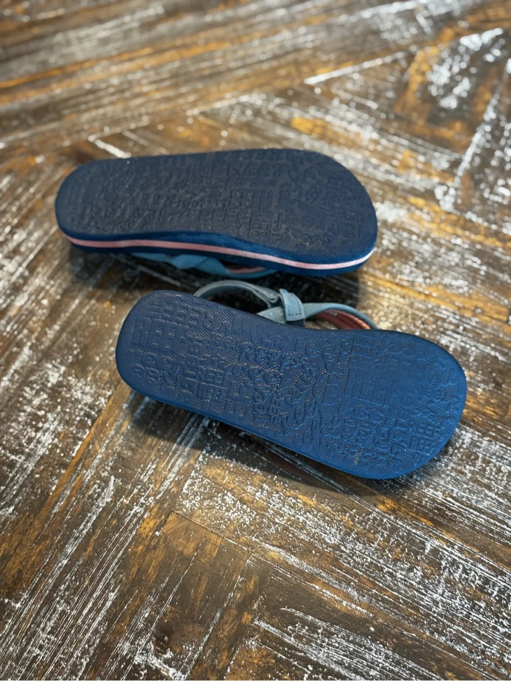 Reef Toddler Sandals - Navy Blue Stars & Constellations (Size 9/10)